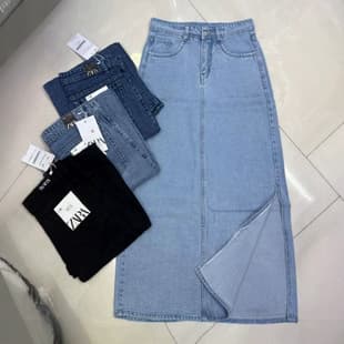 Women denim skirt New style denim long skirt Available denim skirt