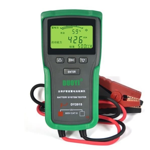 DUOYI Battery Tester for Electric Vehicles and Cars, Battery Life Conductance Internal Resistance Analyzer