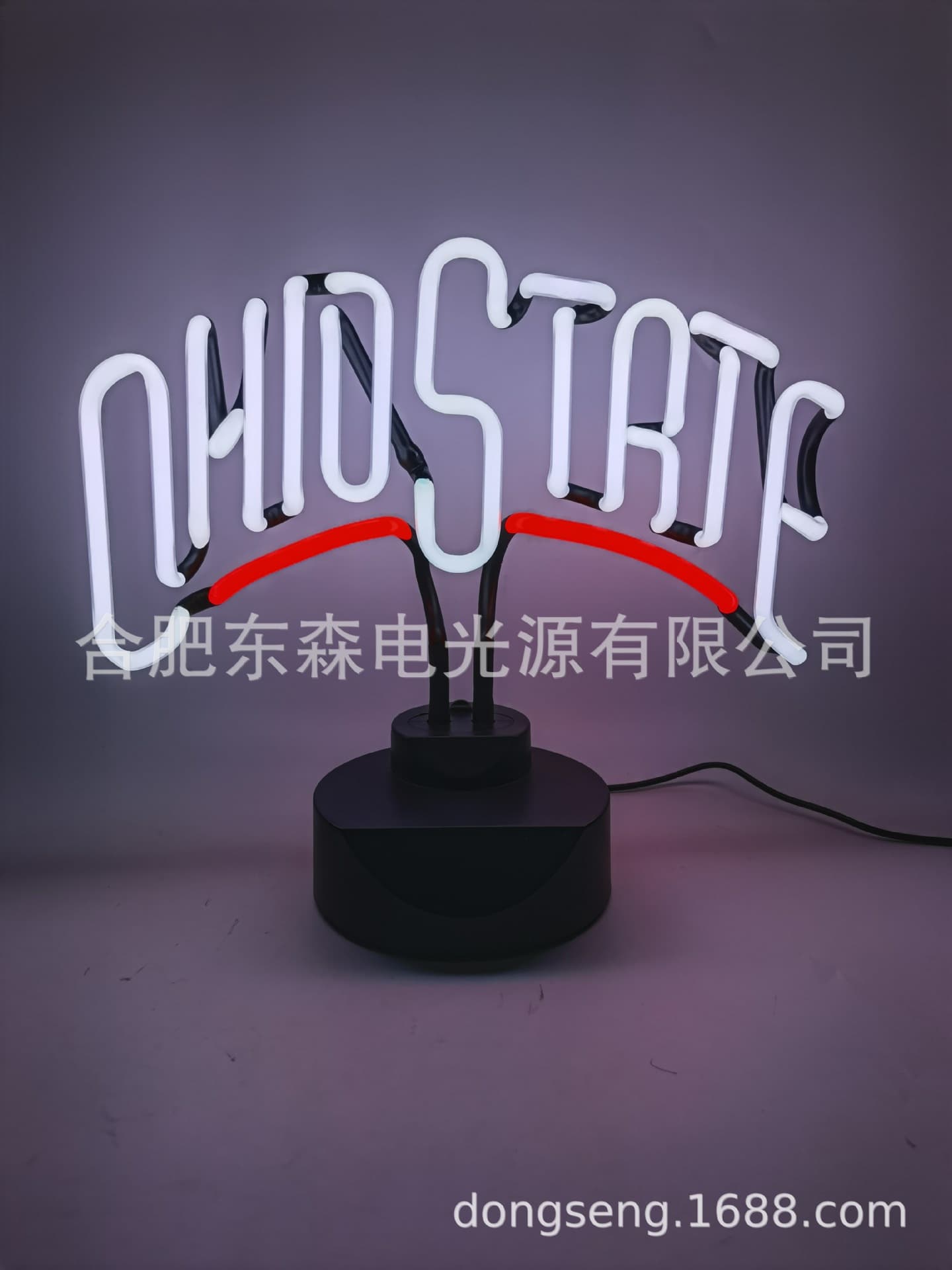 Supplying neon lights for the NCAA team, Ohio Neon Light.