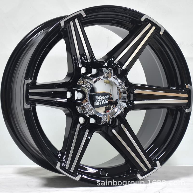 F89LGS26 15 16 Inch Shengbo Negative Offset Off-Road Wheel Rim Car Aluminum Alloy Wheel Rim