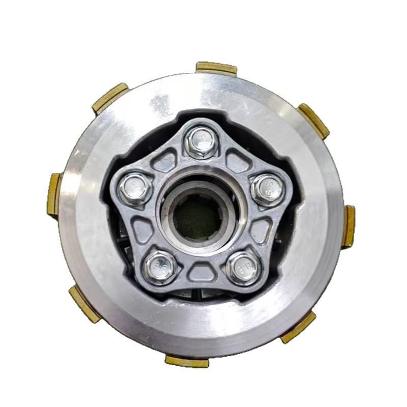 Motorcycle Clutch CG200 Small Hub Assembly with Wide Clutch Plates for Tricycle
