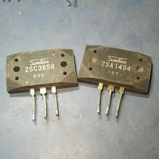 Original Imported Pulled High Precision Audio Amplifier Matched Pair 2SC3858 2SA1494 Tested Before Shipping Sold As Pair
