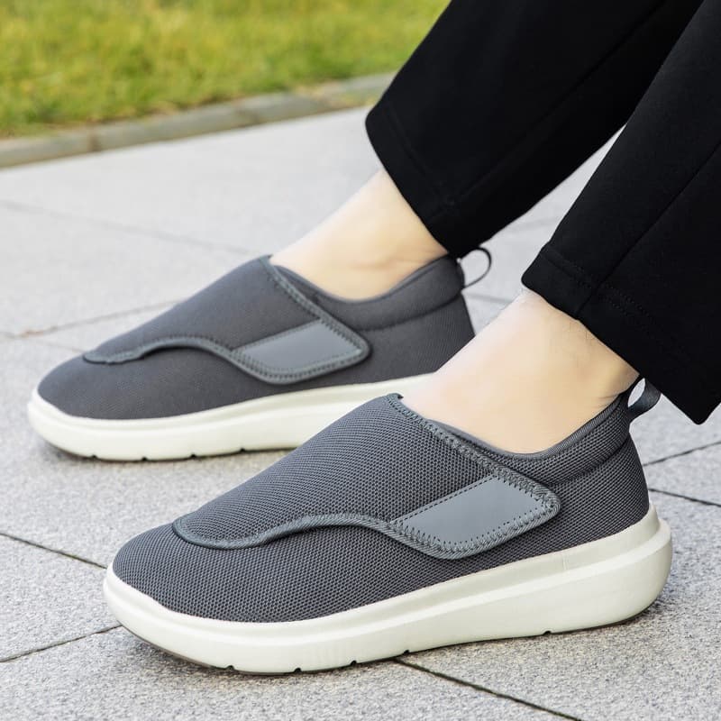 New cross-border large size 46 walking shoes for men, widened and fattened, fat, large, loose, old people's shoes, fitness walking shoes