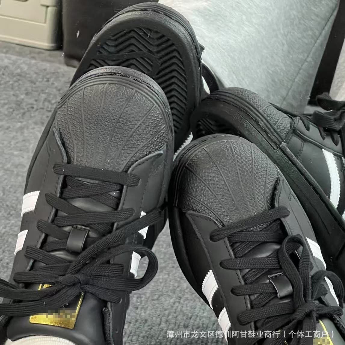 Superstar Shell-Toe Adidas Low-Top Sneakers Originals Skateboard Shoes Cross-Border Export First-Layer Leather Material