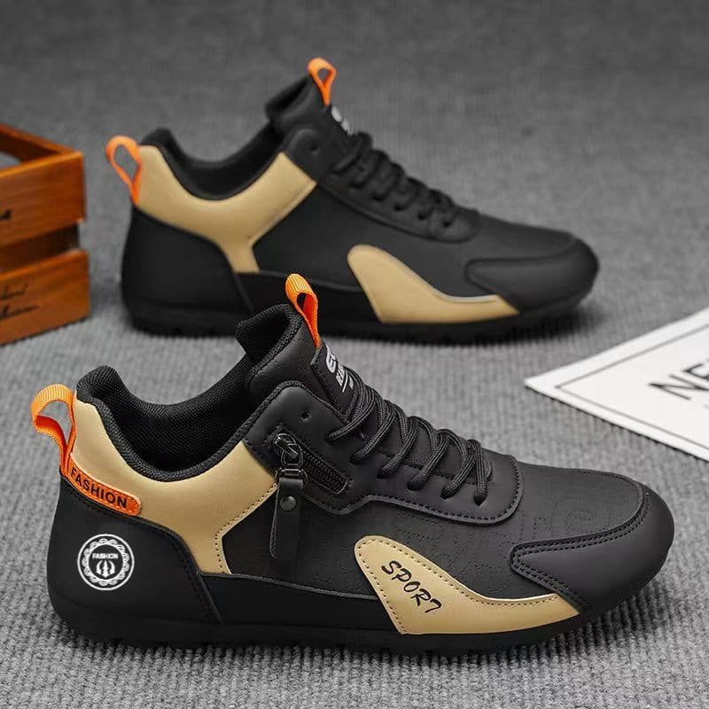 New Men's Shoes Comfortable Fashionable Versatile Slip-on Large Size Non-slip Running Shoes Agassi Shoes Casual Sports Shoes