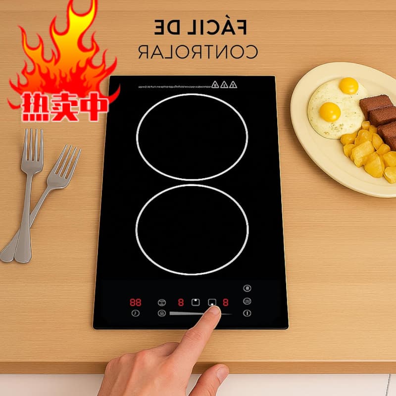 Factory Induction Cooktop, Built-in Burners W, Glass