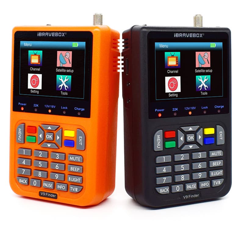 In Stock DVB-S/S2/S2X Satellite Finder iBRAVEBOXX V9 Finder Hot Selling for Export