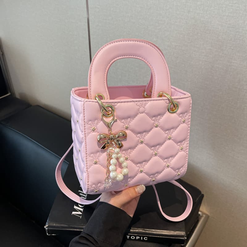 2025 Spring/Summer New Lady Dior Bag Women's Casual Handbag Niche Texture Fashion Versatile Shoulder Bag