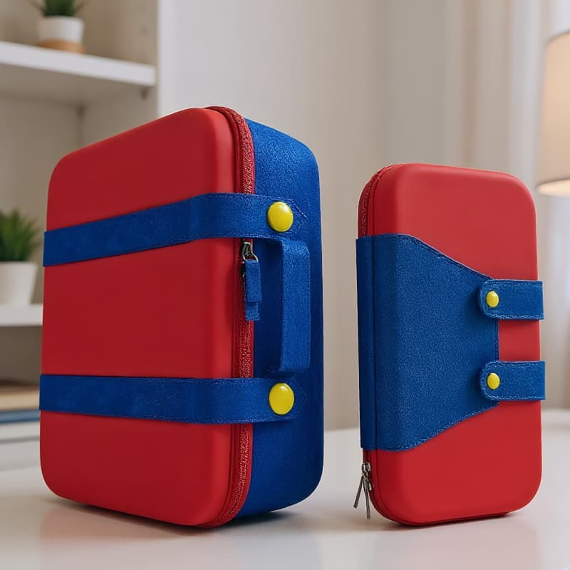 New Switch 2 Mario Mother-Child Carrying Case, Switch 2nd Gen Game Accessories, Mario Full Set Large Bag