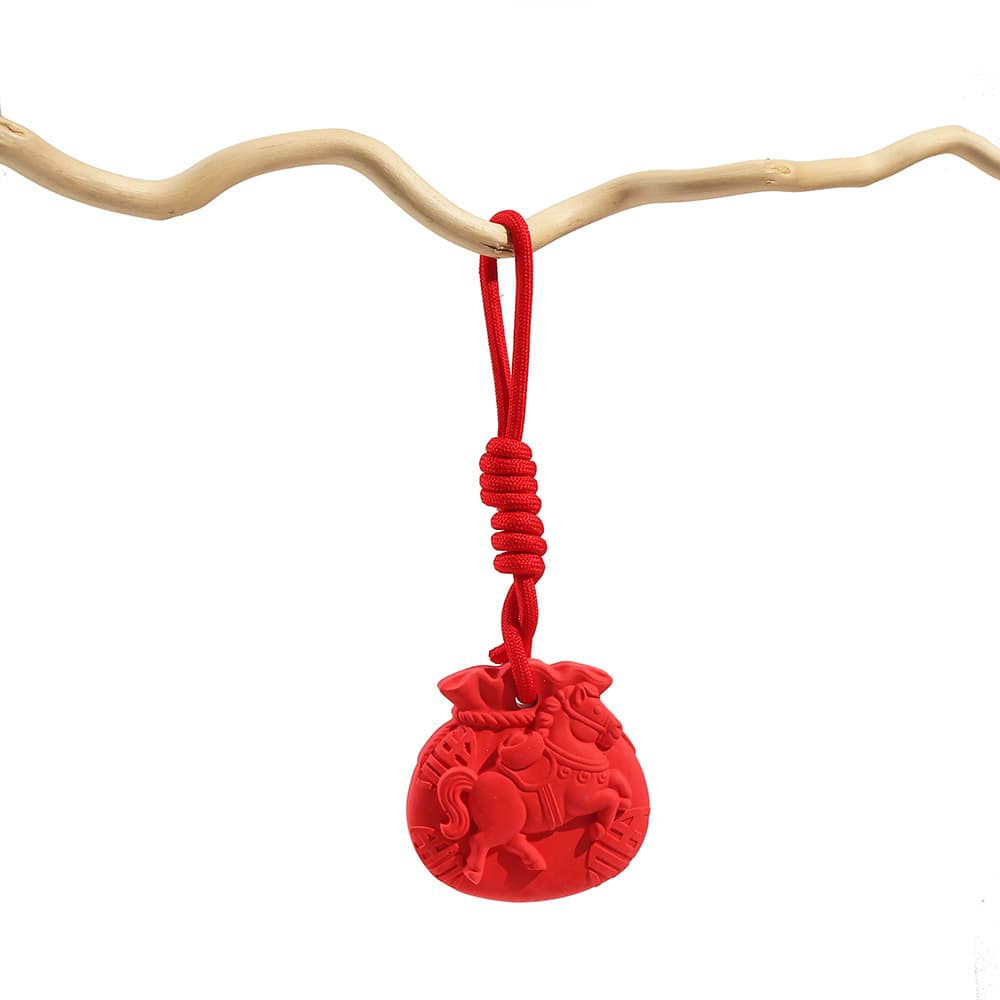 Red Lucky Bag Money Gypsum Car Aromatherapy Diffuser Stone Hanging Ornament Long-Lasting Scent Wardrobe Bathroom Fragrance Paste