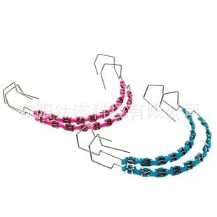 [Without Hook Chain Type] Fashion Braces Colorful Braces Decoration fashion braces