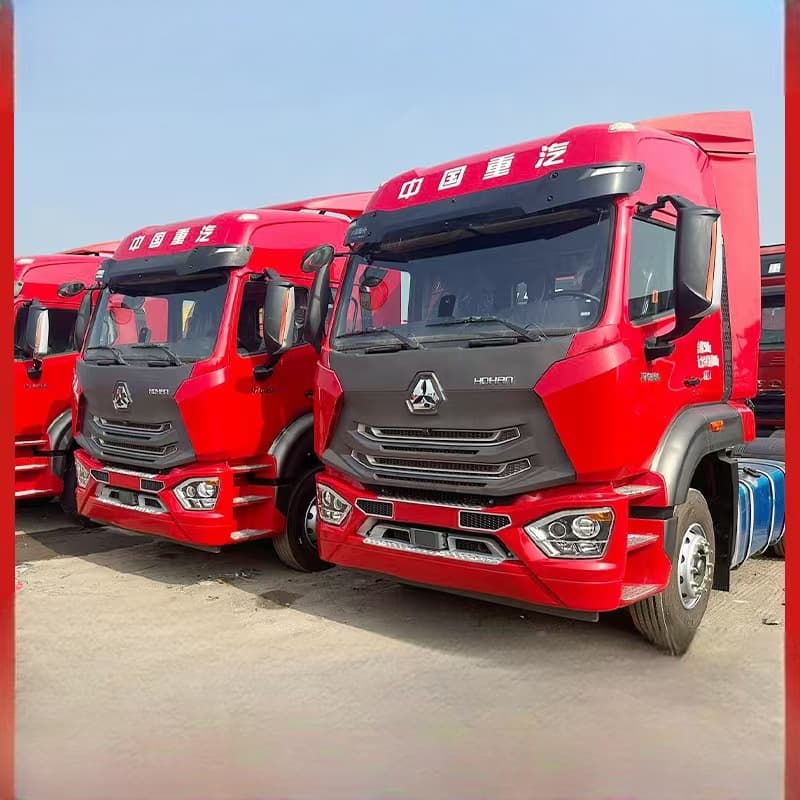 Overseas Sale: 2021 Sinotruk Hohan Tractor 460 HP 90% New Semi-Trailer Tractor Truck