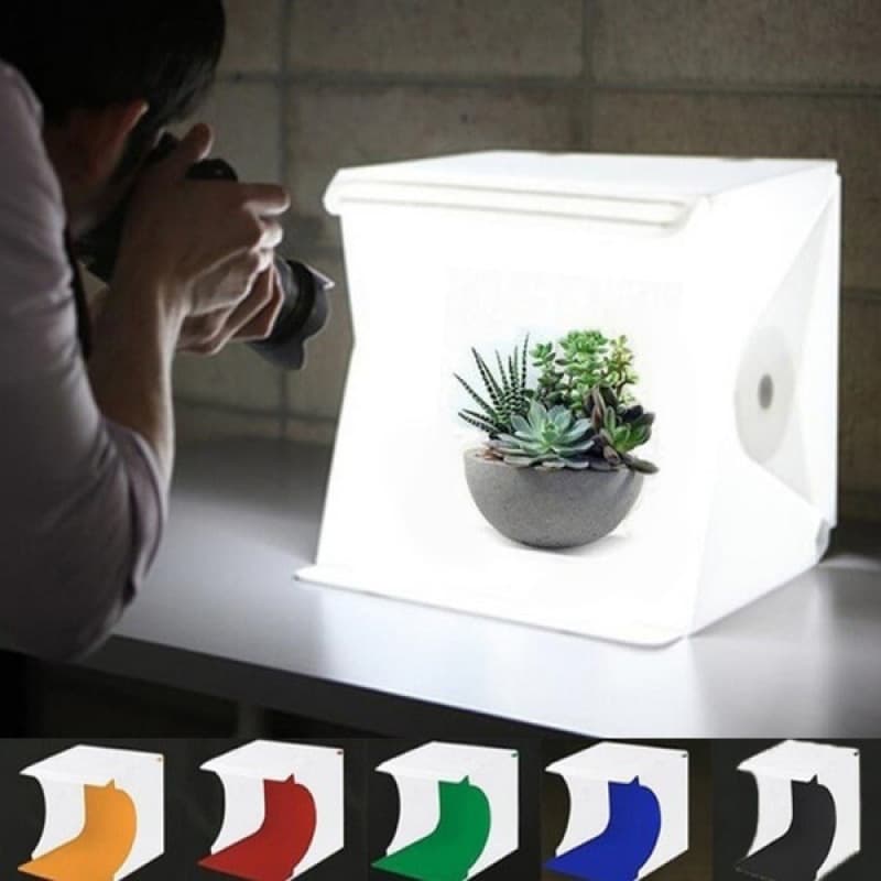 LED Light Photo Studio Portable Folding LED Photo Studio Mini Small Light Box Photography Props