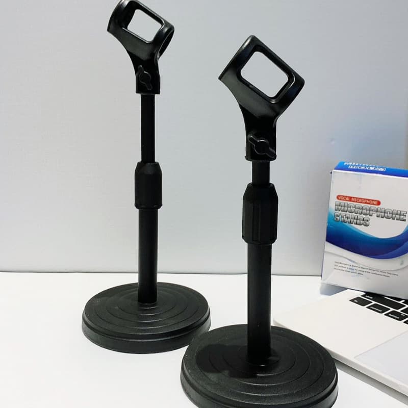 Desktop Adjustable Microphone Stand for Recording and Karaoke, Specifically Designed for Lazy Phone Live Streaming
