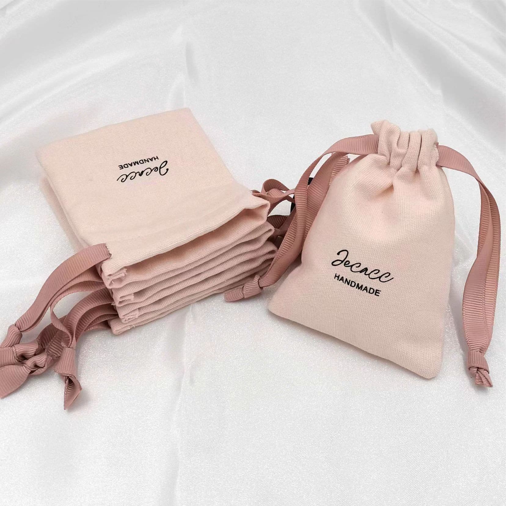 Jewelry Cotton Hemp Canvas Drawstring Bag, Drawstring Storage Bag, Tote Bag, Miscellaneous Bag, Gift Advertising Bag Custom Logo