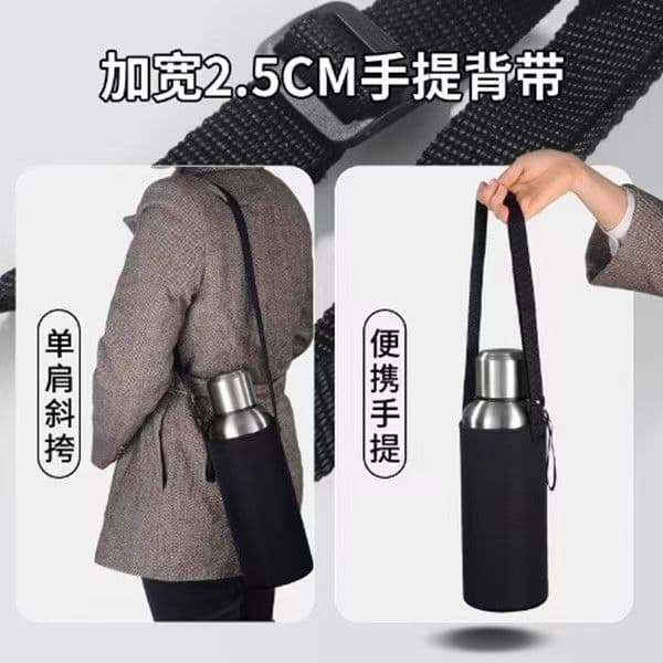 Universal Insulated Cup Sleeve for Domestic and International Use, Heat-Resistant, Drop-Proof, Anti-Scald Glass Cup Protective Sleeve, Thickened Neoprene