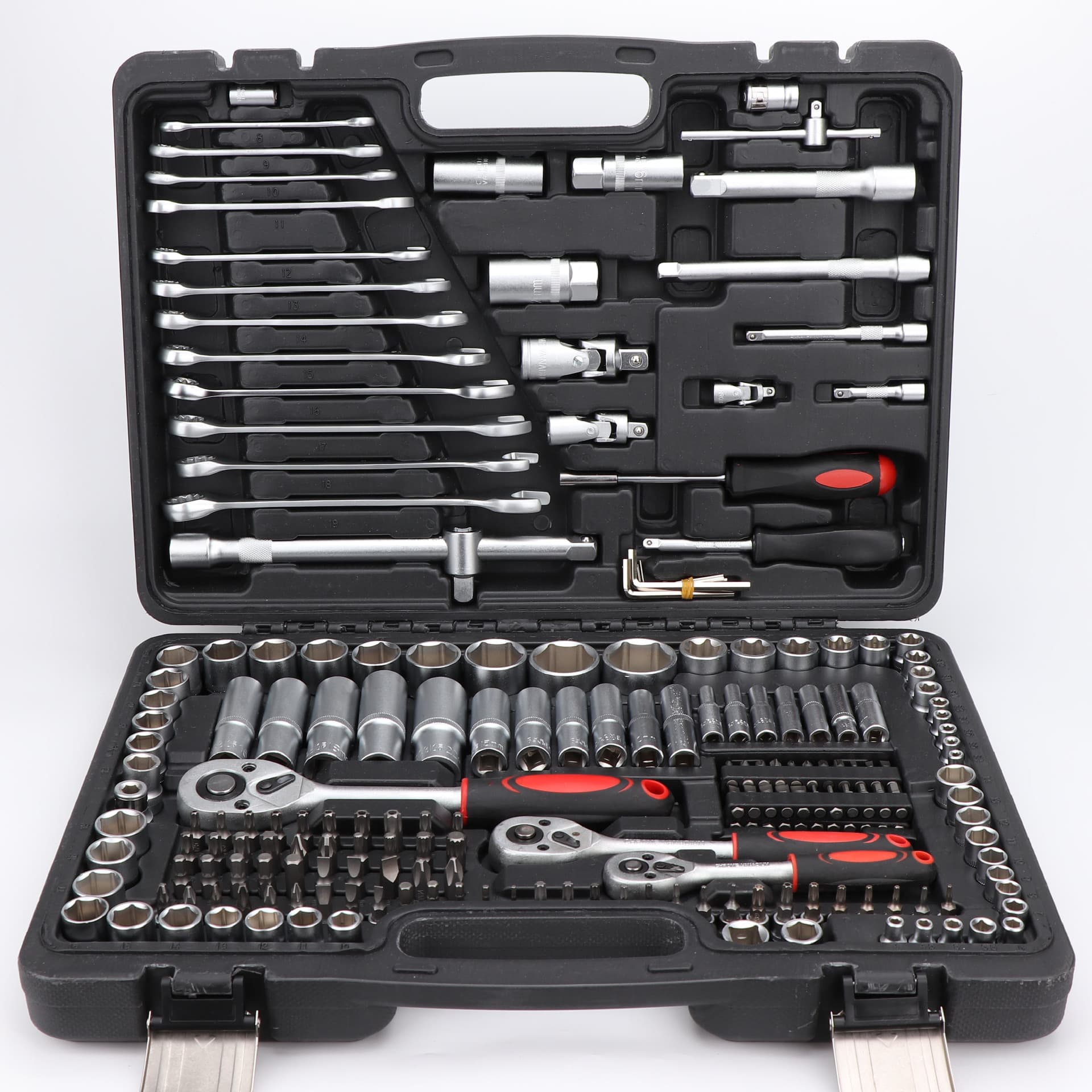 216 Piece Socket Set Tool Auto Repair Ratchet Wrench Set 215 Piece Socket Tool Box