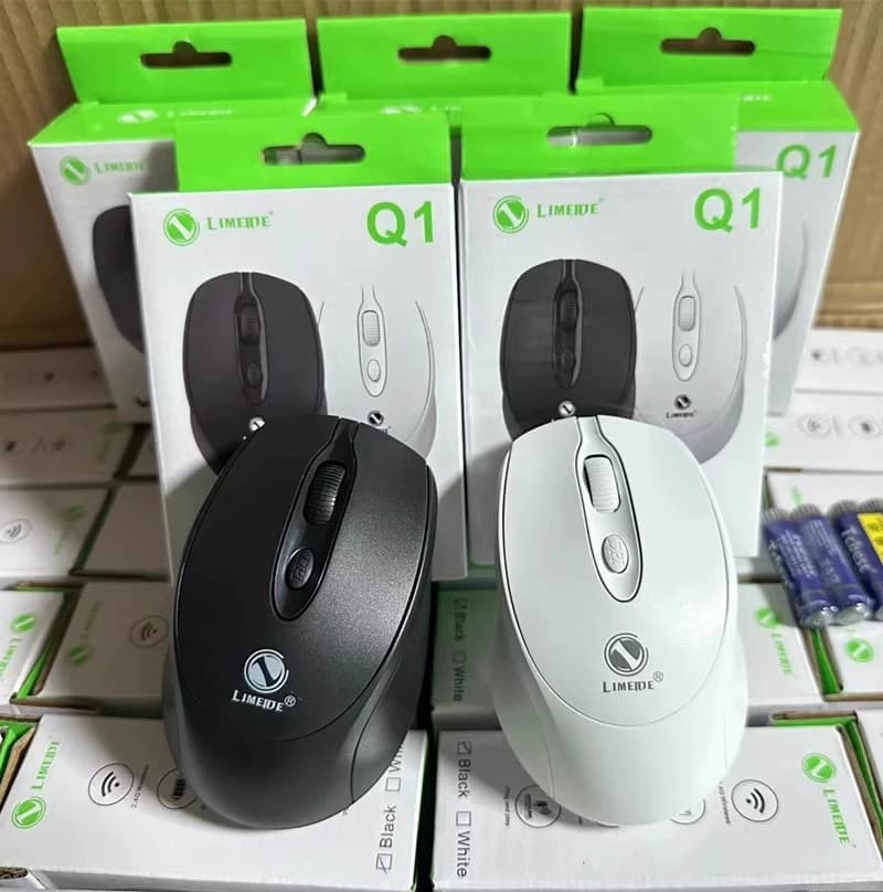 Limei Q1 mini 2.4G wireless mouse desktop computer notebook office business smart power-saving mouse delivery