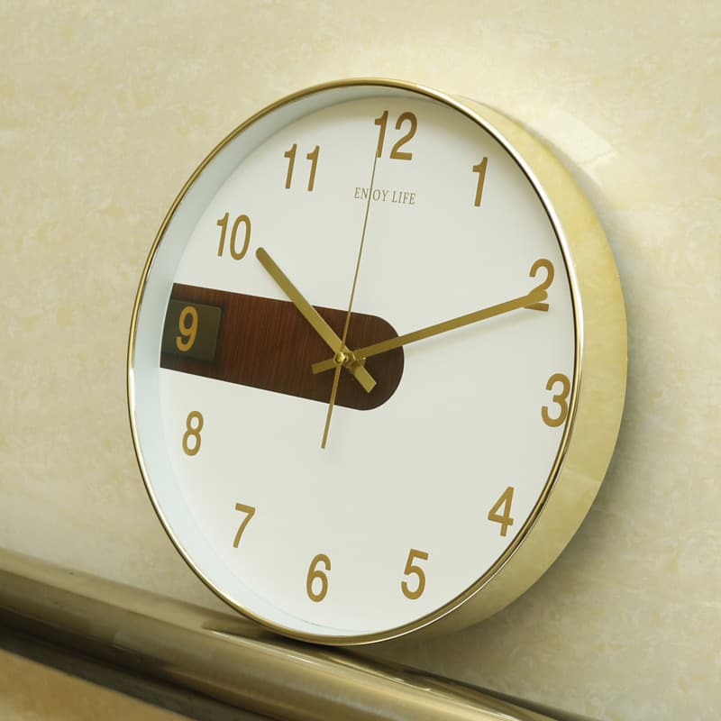 Chinese Style Wall Clock Wholesale, Simple and Creative Wall Clock for Living Room, Round Modern Clock, Silent Wall Clock