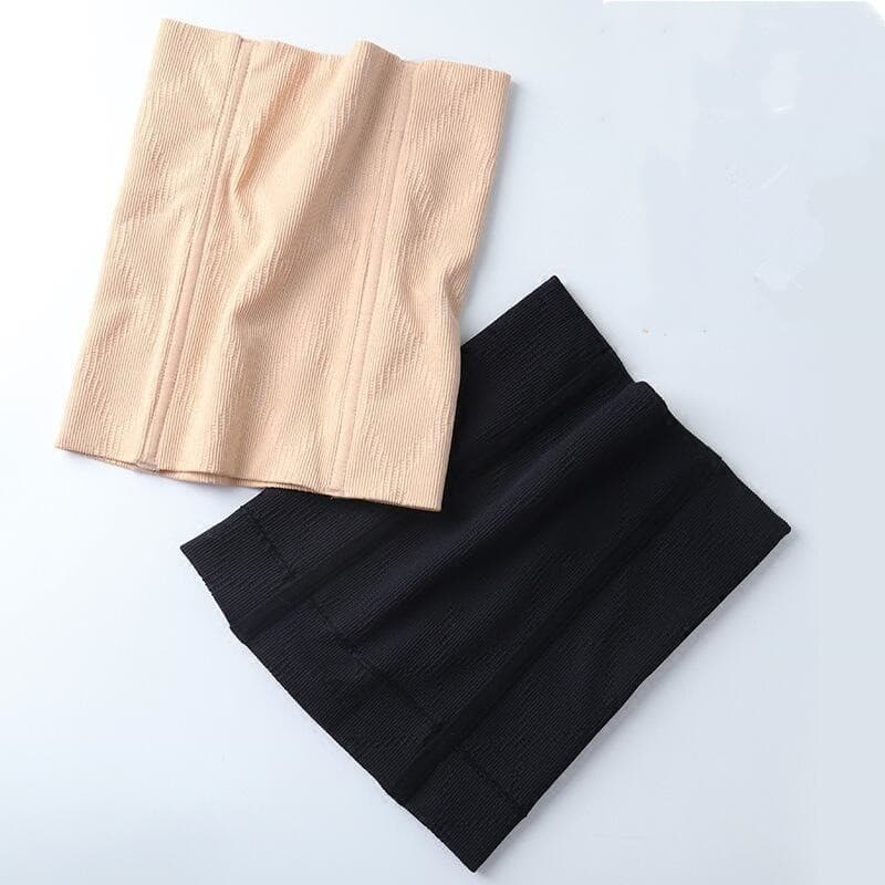 Seamless Postpartum Tummy Control Belt for Women, Shapewear Waist Trainer Non-Roll, Back Support with Boning, Corset for Cross-Border