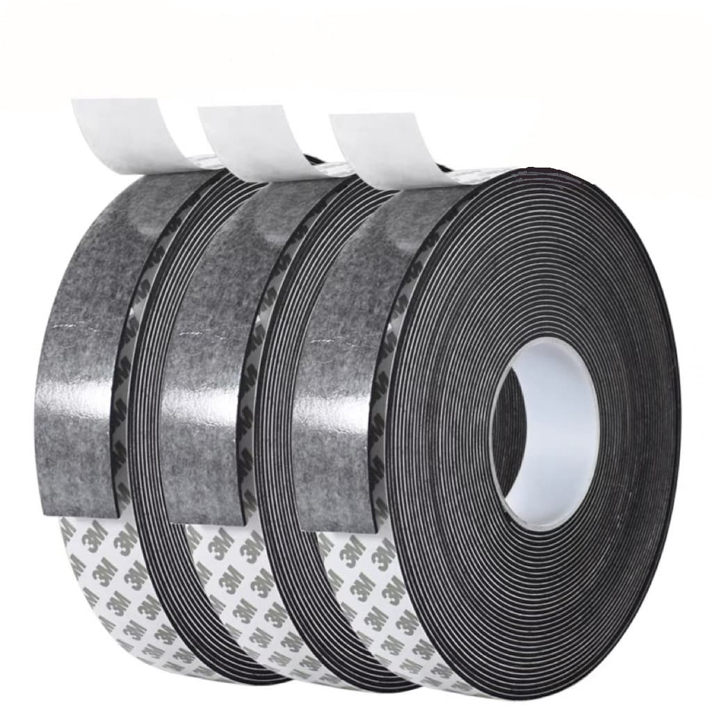 CR Neoprene Rubber Seal Strip, Automotive Seal Strip, Self-Adhesive Soundproof Strip for Doors and Windows, Foam Sponge for Door Frames