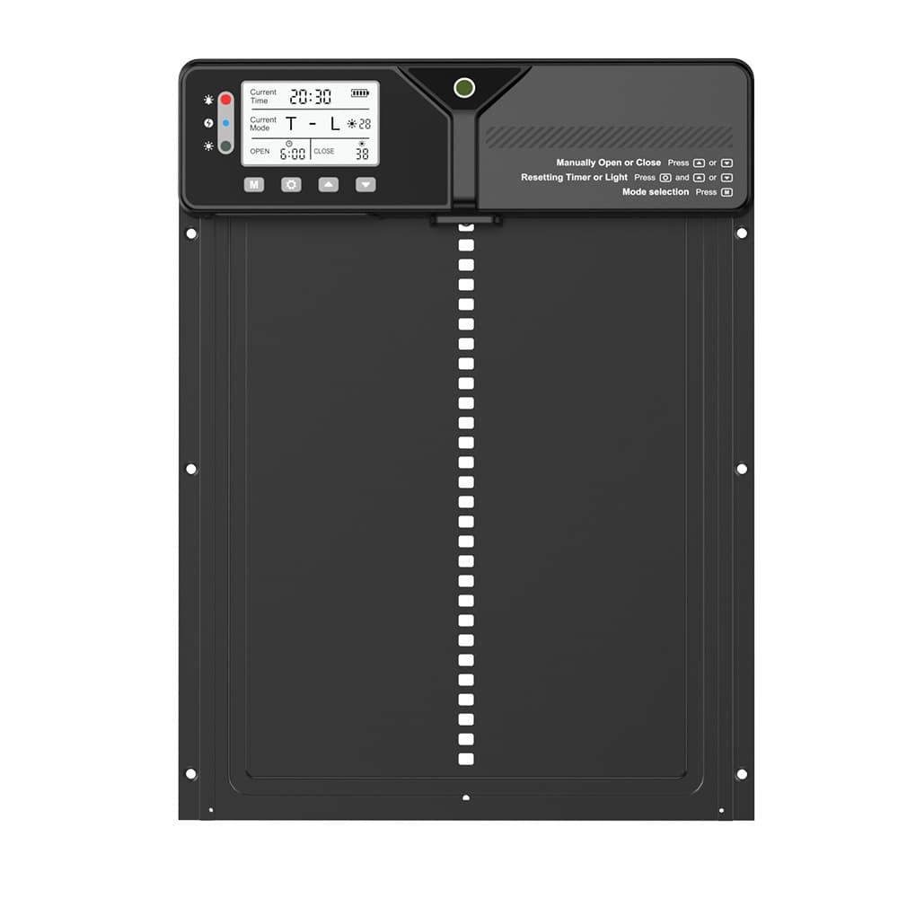 Small Y Chicken Door Cross-border Solar Remote Control Automatic Light Sensing Chicken Coop Door Automatic Open and Close Pet Home Chicken Cage Door