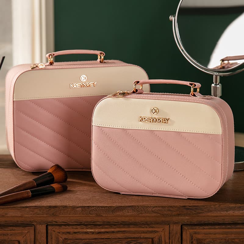 High-End Makeup Artist Case Large Capacity Skincare and Beauty Storage Box Portable Handheld Gift for Travel