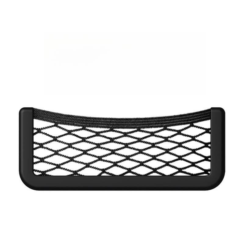 Car Adhesive Storage Net Pocket for Phone and Keys, Car Storage Net Bag, Vehicle Organizer Pouch
