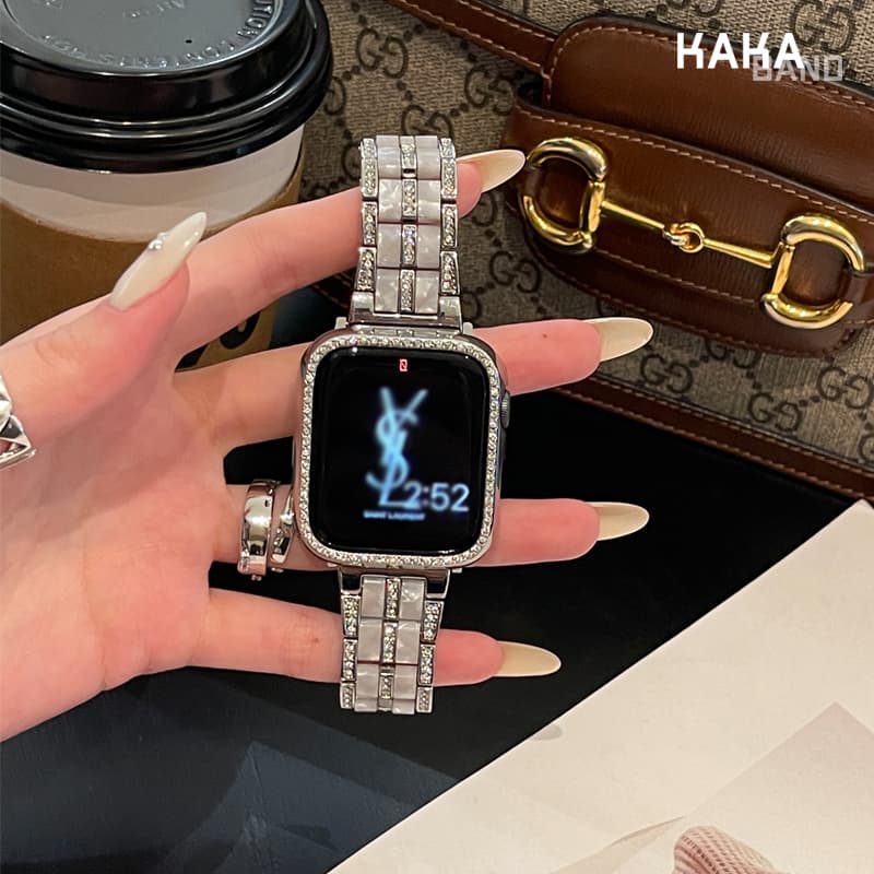 Premium Women's Watch Band Compatible with 46mm iWatch Apple Watch S8 S9/10/11 Apple Watch 42