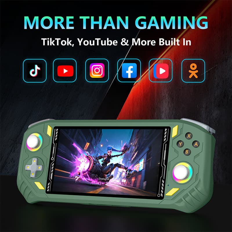 RG52mini 5.5-Inch Open-Source Handheld Console Portable Dual System HDMI TV Output Interface Cross-Border Wholesale