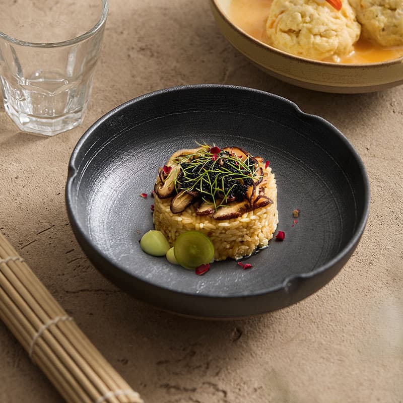 Yishanhe Dinner Plate Bowl Dish Plate Household Plate Ceramic Cold Dish Plate High-end Japanese Deep Plate Western Soup Plate Household