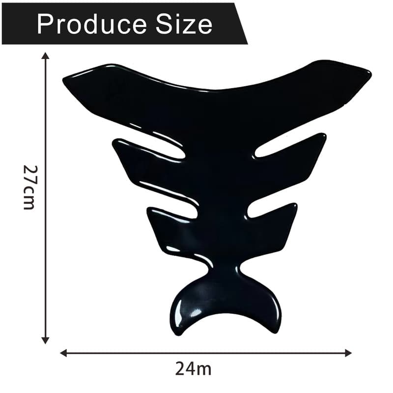 Motorcycle Sticker for Suzuki GSX250 Tank Protection Decal 3D Fishbone Anti-Slip Anti-Scratch Sticker