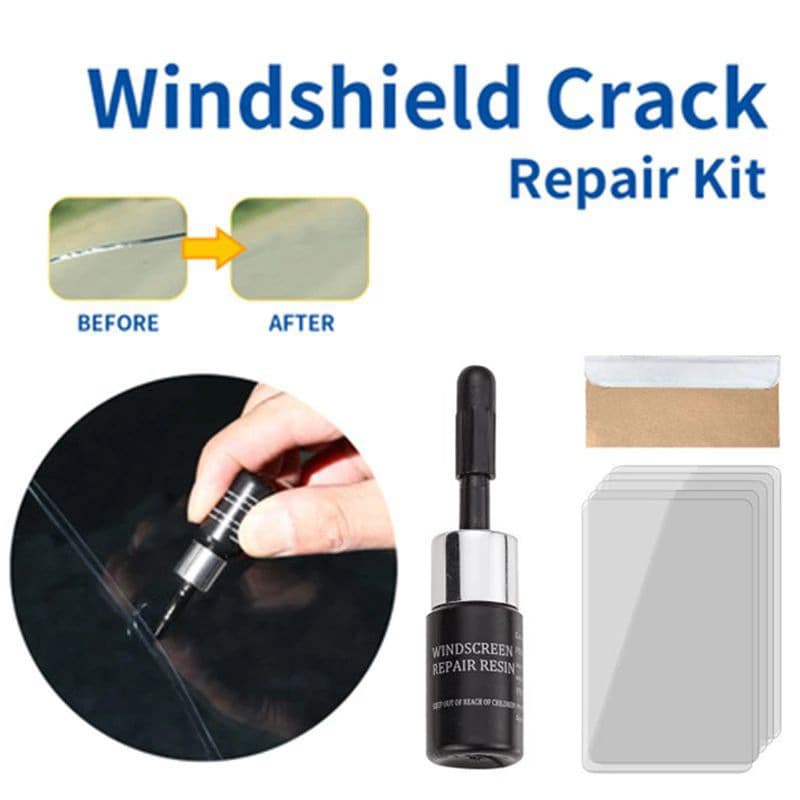 Windshield Repair Tool Car Glass Repair Kit Scratch Remover Glass Repair Liquid Invisible Adhesive