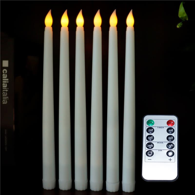 10-Key Remote Control Long Rod Electronic Candle Lamp for Home, Christmas, Halloween Magic Wand Floating Rod Candle