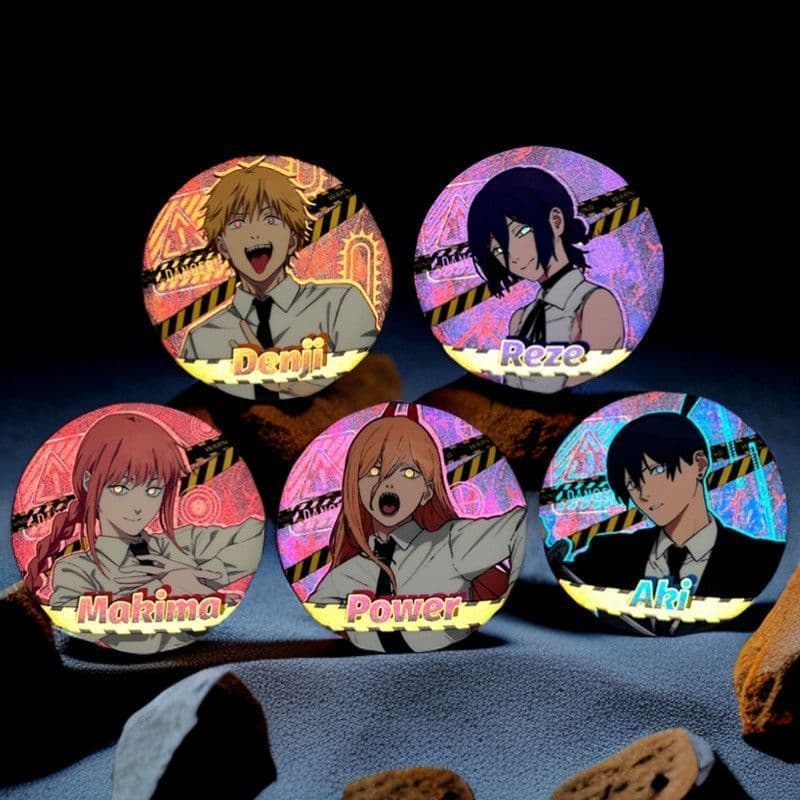 Chainsaw Man Machima Reese Dentsu Hayakawa Akipawa Self-printed Reflective Bar Ji Guzi Pain Bag