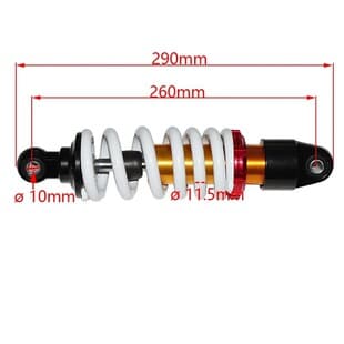 ATV Accessories Four-Wheel Motorcycle 260mm Shock Absorber Big Bull Big Dinosaur Go Kart Rear Shock