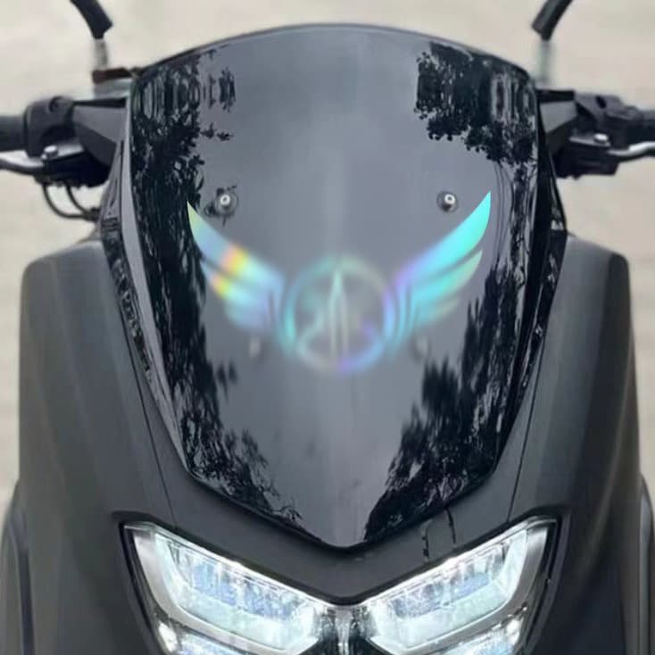 Cool Wing Pattern Car Reflective Sticker Motorcycle Helmet Windshield Electric Vehicle Side Body Personalized Decal