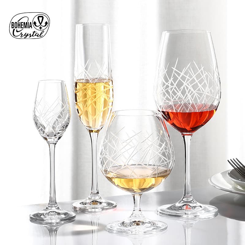 Imported Czech Luxury Crystal Highball Wine Glass, Brandy & Whiskey Crystal Glass