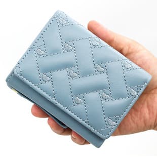 New Women's Short Wallet Minimalist Embroidered Heart PU Tri-Fold Wallet Card Holder Multi-Slot Purse Money Clip Wholesale