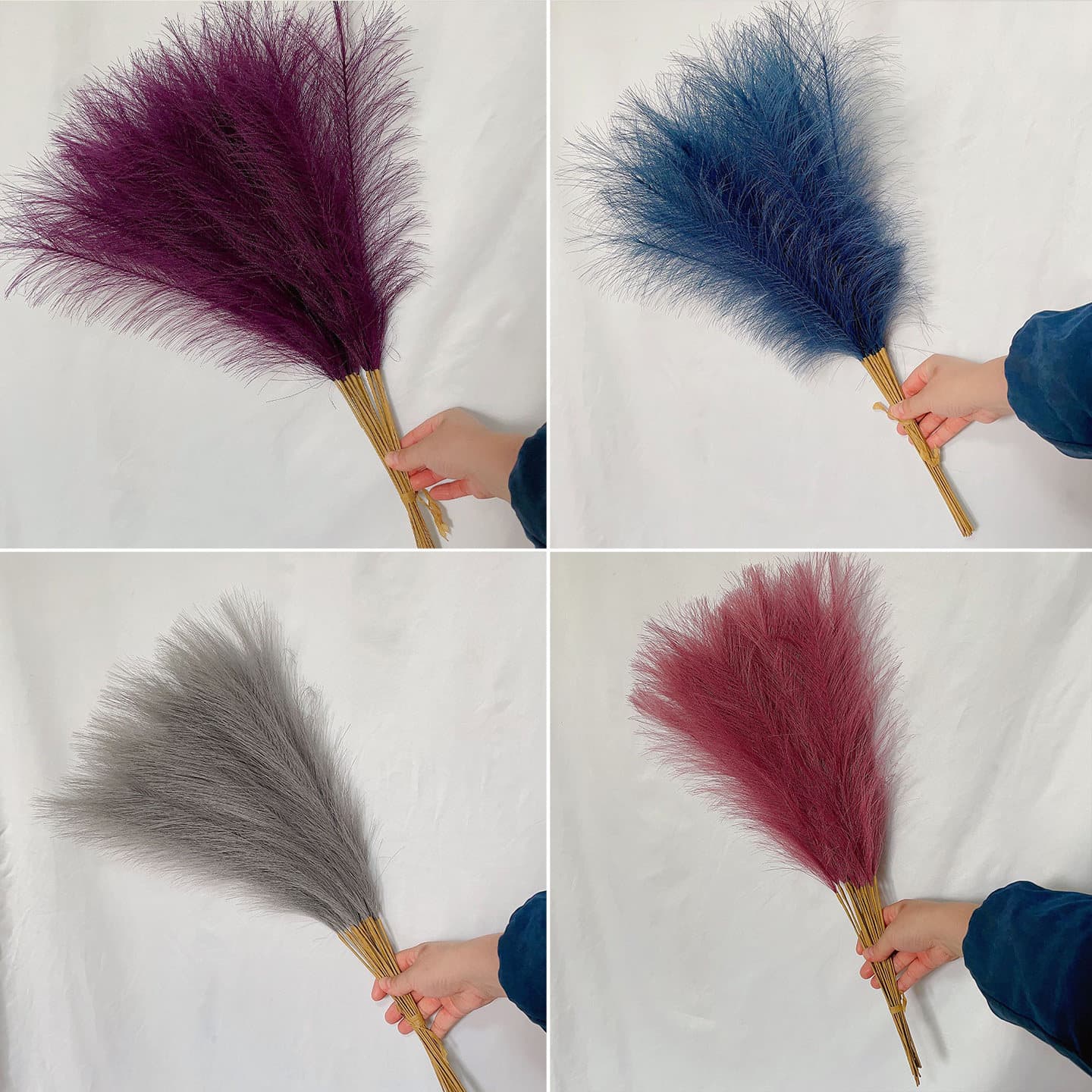 Artificial Reed Grass with Fireworks Effect, Simple Outdoor Decoration for Wedding Events, Photo Backdrop, Window Display Setup