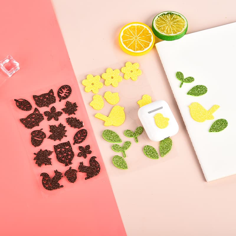 Cartoon sticker manufacturer wholesale leaf flower animal journal decorative sticker DIY craft sticker wholesale
