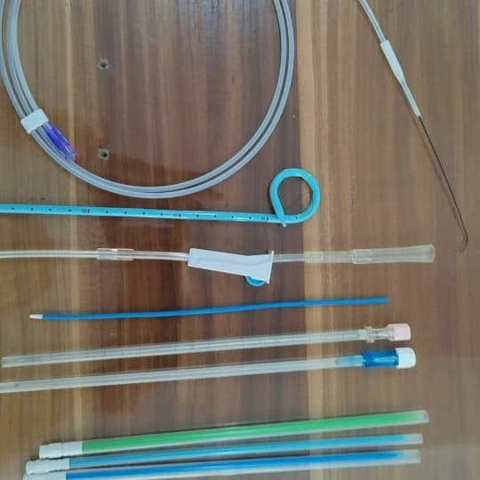 Drainage tube pig tail tube extension tube expander pull tube drainage tube sleeve expansion disposable medical