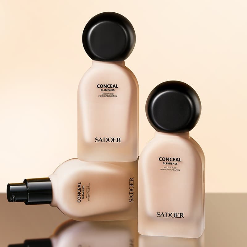 Top light concealer long-lasting makeup liquid foundation, non-removable natural color ivory white BBCC liquid foundation foreign trade wholesale