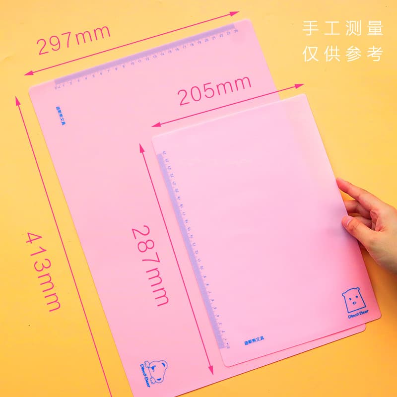 Colorful Student Writing Soft Pad for Exams, Children's Drawing Silicone Pad, Drop Shipping