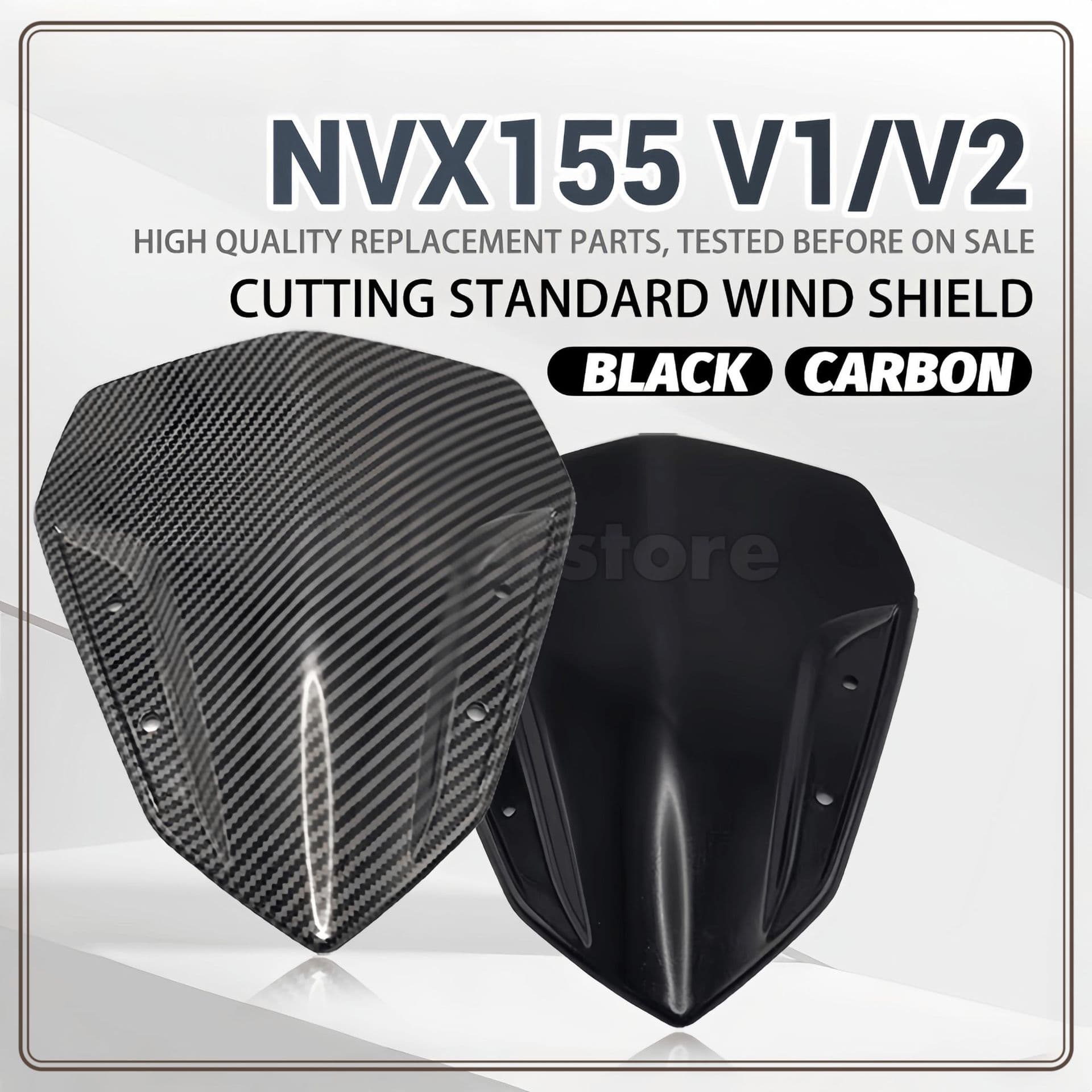 Suitable for Aerox155 Modified Front Windshield Motorcycle Front Windscreen Nvx155 Front Wind Shield Southeast Asia Cross-Border