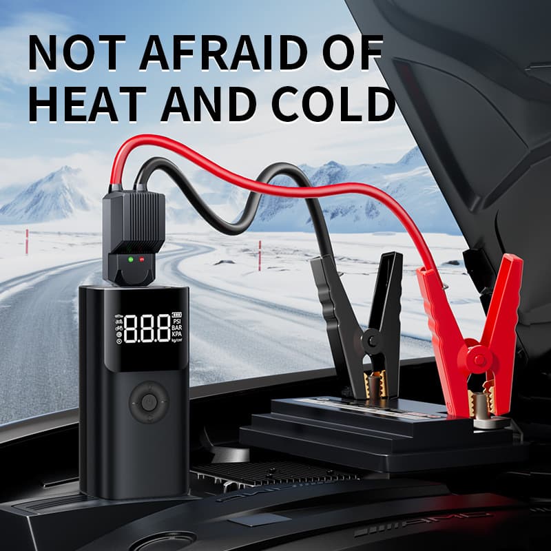 [QS003] Cross-Border Emergency Jump Starter & Air Pump Combo Multi-Function Car Battery Booster