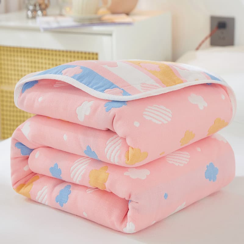 Pure cotton class A six-layer gauze towel blanket, all-cotton summer thin baby cover, children's 6-layer gauze summer cool quilt wholesale