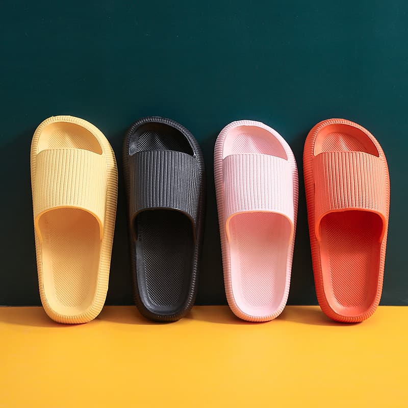 Thick-Soled Summer Home Slippers Women's Soft-Soled EVA Indoor Slippers Men's Step-In-Poop Feel 5001