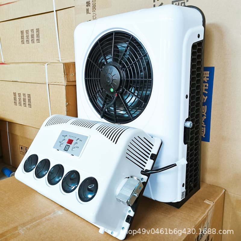 Truck RV electric air conditioner foreign trade export customized Dofu 12v24v DC parking air conditioner backpack split