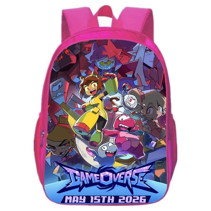 Gameverse Gameoverse 13-inch boys and girls backpack kindergarten backpack children's student school bag